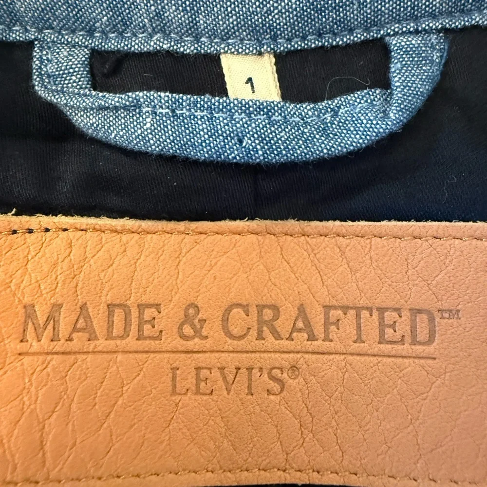 Levis Made & Crafted Jacket Womens XS Blue Wool Alpaca - Picture 13 of 16